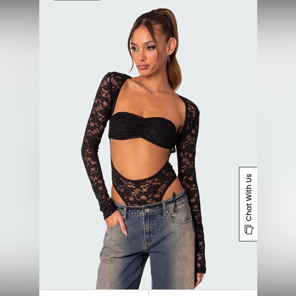 Edikted Lace Bodysuit - New
